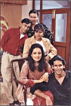Rahul Bose, Rajeev Mulchandani, Shiuli Subaya, Neesha Singh and Milind Soman in A Mouthful of Sky, (Photo: HT Photo).