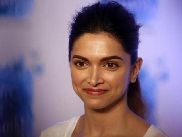 Bollywood actor Deepika Padukone during a promotional event in Mumbai.(AP)