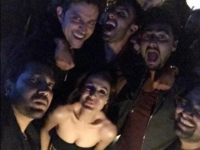 Along with Ranveer Singh, the lavish party was attended by likes of Ameesha Patel, Mika and Arjun Kapoor. (Twitter) 