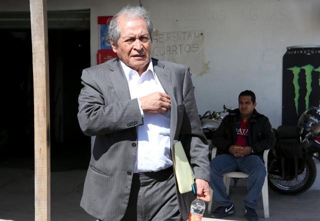 Juan Pablo Badillo, a lawyer representing Guzman, walks toward reporters outside the Altiplano Federal Penitentiary, where Guzman is imprisoned in Almoloya de Juarez, on the outskirts of Mexico City. (REUTERS) Juan Pablo Badillo, a lawyer representing Guzman, walks toward reporters outside the Altiplano Federal Penitentiary, where Guzman is imprisoned in Almoloya de Juarez, on the outskirts of Mexico City. (REUTERS)