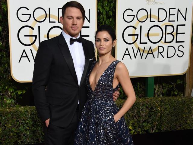 Channing Tatum probably took fashion inspiration from George McFly from Back to the Future. That hair, that hair! (AFP) 