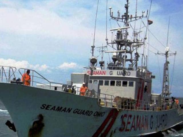 The MV Seaman Guard Ohio, which flew the Sierra Leone flag, was found about 15 nautical miles from Tuticorin port in October 2013. It is owned by Advanfort, a US company that specialises in maritime security. (PTI File) The MV Seaman Guard Ohio, which flew the Sierra Leone flag, was found about 15 nautical miles from Tuticorin port in October 2013. It is owned by Advanfort, a US company that specialises in maritime security. (PTI File)