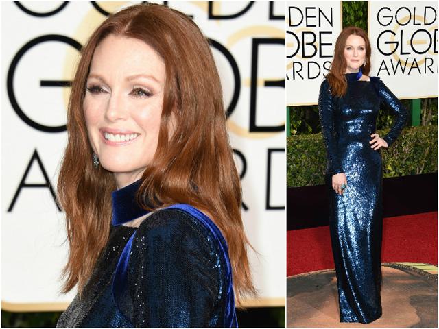 Julianne Moore was accompanied by designer Tom Ford. (Agencies)