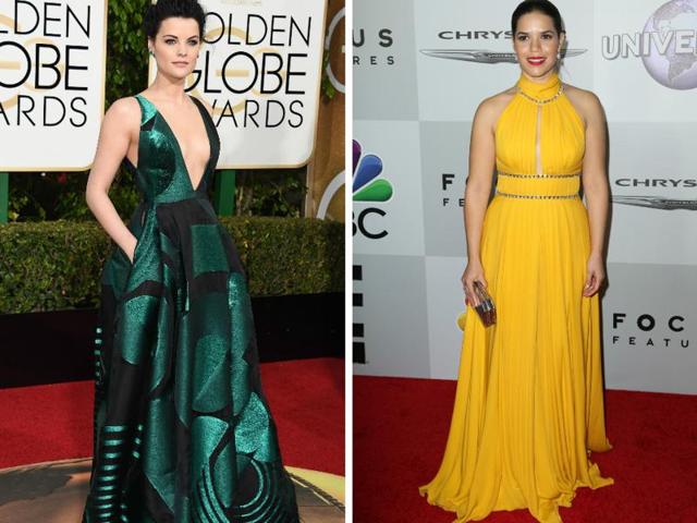 Jaimie Alexander and America Ferrera also make to our list of best dressed.  (Agencies) 
