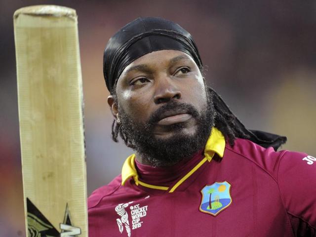 A file photo of West Indies Chris Gayle waving his bat to the crowd as he leaves the field. (AP Photo) A file photo of West Indies Chris Gayle waving his bat to the crowd as he leaves the field. (AP Photo)