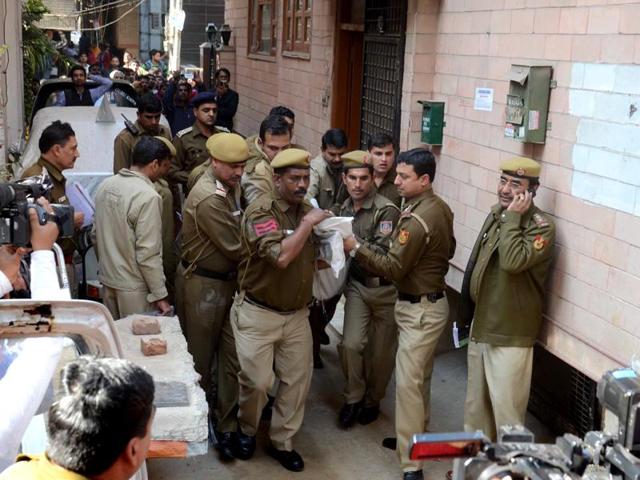 Sanjay Sonaria one of the victims of a triple murder in New Delhi’s Rajender Nagar. (HT Photo) Sanjay Sonaria one of the victims of a triple murder in New Delhi’s Rajender Nagar. (HT Photo)