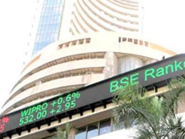 The BSE index settled 109.29 points or 0.44% lower at 24,825.04, back in the red after it had risen 82.50 points on Friday. (File Photo) The BSE index settled 109.29 points or 0.44% lower at 24,825.04, back in the red after it had risen 82.50 points on Friday. (File Photo)