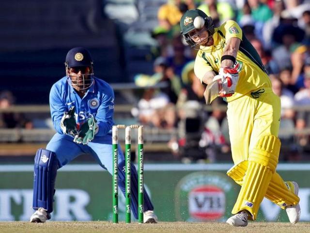 Australia's captain Steve Smith raises his bat after reaching his century against India in Perth.(AFP Photo) Australia's captain Steve Smith raises his bat after reaching his century against India in Perth.(AFP Photo)