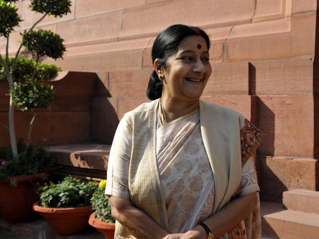 The external affairs minister Sushma Swaraj will be reviewing bilateral ties with both Palestine and Israel during her visit from January 17th. (PTI Photo) The external affairs minister Sushma Swaraj will be reviewing bilateral ties with both Palestine and Israel during her visit from January 17th. (PTI Photo)