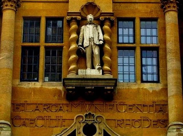 Students and alumni of Oriel College have signed petitions demanding that the statue of colonialist Cecil Rhodes be removed from the college’s walls. (Photo courtesy: University of Oxford) Students and alumni of Oriel College have signed petitions demanding that the statue of colonialist Cecil Rhodes be removed from the college’s walls. (Photo courtesy: University of Oxford)