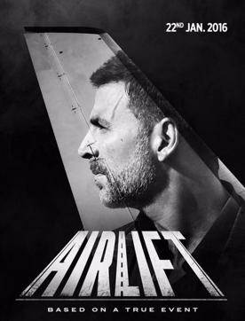 Akshay Kumar in a poster of Airlift. (Twitter) Akshay Kumar in a poster of Airlift. (Twitter)