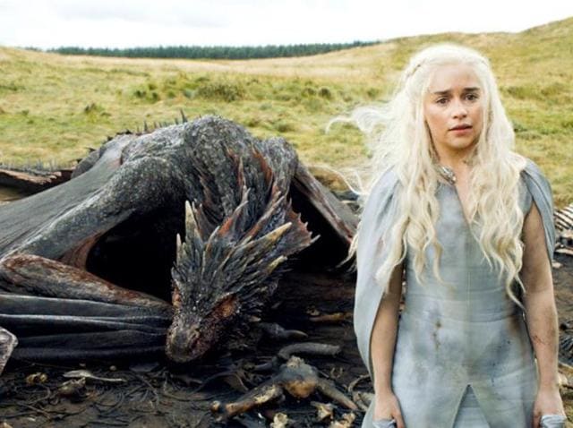 We last saw Daenerys in season 5 when Drogon had flown her to an unknown place. (HBO) We last saw Daenerys in season 5 when Drogon had flown her to an unknown place. (HBO)