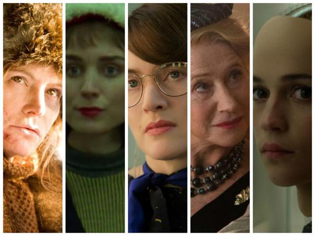 Best Supporting Actress: Jennifer Jason Leigh (The Hateful Eight), Rooney Mara (Carol), Kate Winslet (Steve Jobs), Helen Mirren (Trumbo), Alicia Vikander (Ex Machina). 