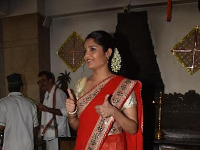 Ritika Singh poses after the lunch during promotions for Saala Khadoos. (UTV MOtion Pictures) Ritika Singh poses after the lunch during promotions for Saala Khadoos. (UTV MOtion Pictures)