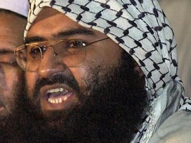 In this file photo taken on February 4, 2000 Maulana Masood Azhar, head of the JeM addressing a press conference in Karachi.(AFP)