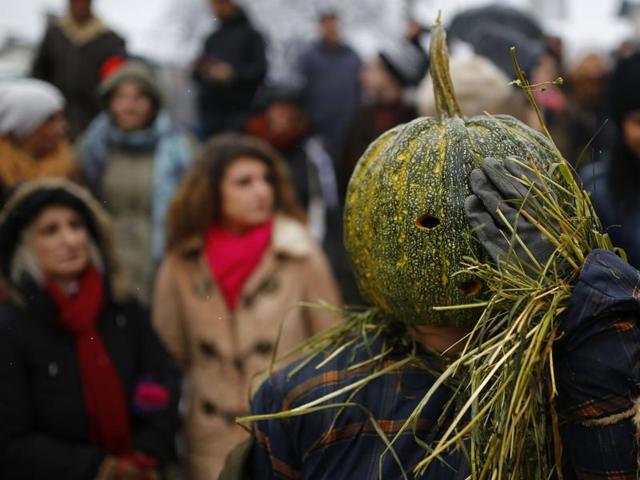 Common costumes include devils, demons and other mythical characters. (REUTERS)