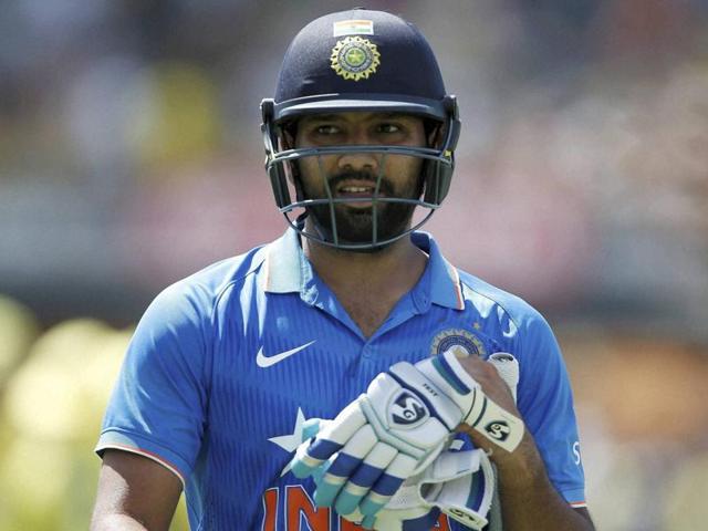 India's Rohit Sharma walks off the oval unbeaten on 171 runs during their one day international cricket match against Australia in Perth on January 12, 2016. (AP Photo) India's Rohit Sharma walks off the oval unbeaten on 171 runs during their one day international cricket match against Australia in Perth on January 12, 2016. (AP Photo)