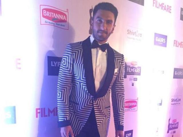 Ranveer Singh’s last film Bajirao Mastani is a huge hit at the box office. (Twitter/Filmfare) 