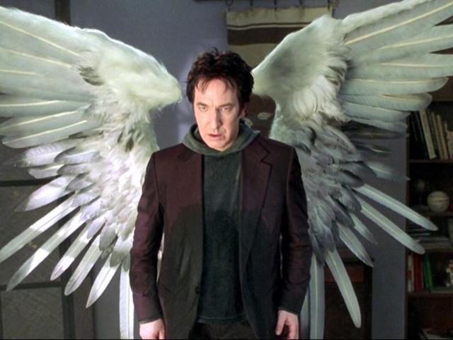 He played Metatron in Dogma, directed by Kevin Smith. He puts on these 50 kg wings for his very short but effective role where is appears from time to time as the Voice of God. (Lionsgate)