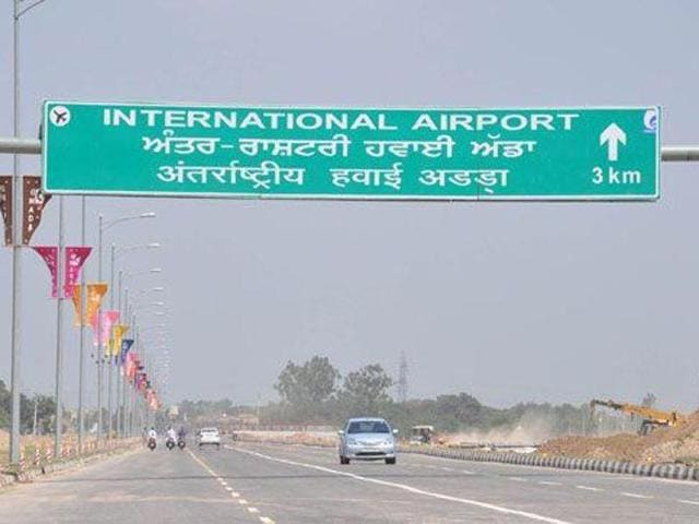The HC bench observed that despite the international airport being inaugurated in September, the international operations are yet to start. (HT Photo) The HC bench observed that despite the international airport being inaugurated in September, the international operations are yet to start. (HT Photo)
