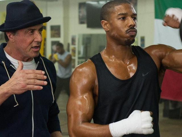 Sylvester Stallone and Michael B Jordon in a still from Creed. Fans are not happy with the fact that Stallone has been nominated for Oscars while Jordon is not. Sylvester Stallone and Michael B Jordon in a still from Creed. Fans are not happy with the fact that Stallone has been nominated for Oscars while Jordon is not.