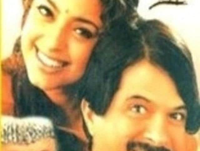 Juhi Chawla and Anil Kapoor in a still from Jhooth Bole Kauwa Kaate (1998). Juhi Chawla and Anil Kapoor in a still from Jhooth Bole Kauwa Kaate (1998).