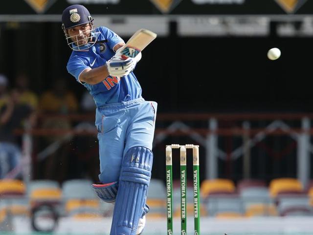 India's Ajinkya Rahane plays a shot during his innings of 89. (AP Photo) India's Ajinkya Rahane plays a shot during his innings of 89. (AP Photo)