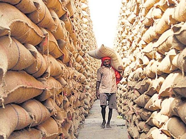 The state recorded 32.19% increase in food grain production during the period to bag the Union government’s Krishi Karman Award. (Pardeep Pandit/HT file photo) The state recorded 32.19% increase in food grain production during the period to bag the Union government’s Krishi Karman Award. (Pardeep Pandit/HT file photo)