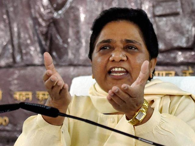 The former UP chief minister, who celebrated her 60th birthday on Friday, alleged that the “Centre has given full freedom to communal forces, leading to chaos in the country”. (PTI) The former UP chief minister, who celebrated her 60th birthday on Friday, alleged that the “Centre has given full freedom to communal forces, leading to chaos in the country”. (PTI)