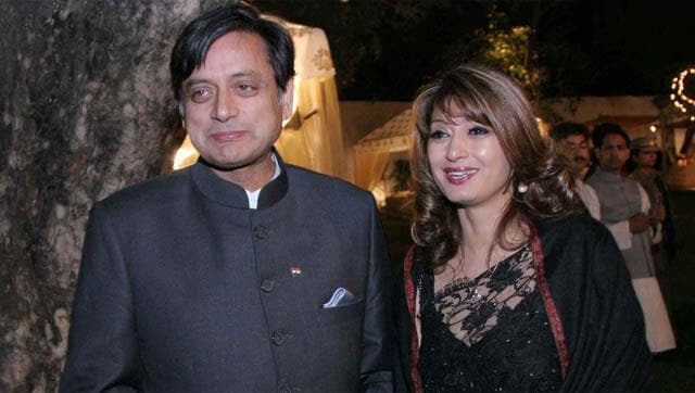 File photo of Congress leader Shashi Tharoor and his late wife Sunanda Pushkar. (HT Photo) File photo of Congress leader Shashi Tharoor and his late wife Sunanda Pushkar. (HT Photo)
