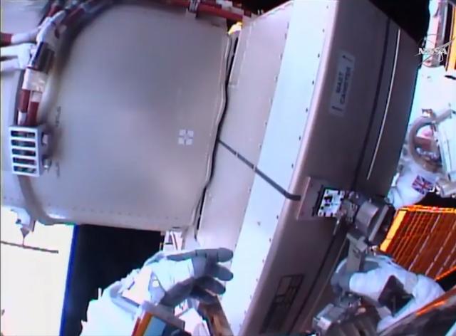 In this frame grab from video provided by NASA-TV, British spaceman Timothy Peake, right, and US astronaut Timothy Kopra foreground, work outside the International Space Station. (AP Photo) In this frame grab from video provided by NASA-TV, British spaceman Timothy Peake, right, and US astronaut Timothy Kopra foreground, work outside the International Space Station. (AP Photo)