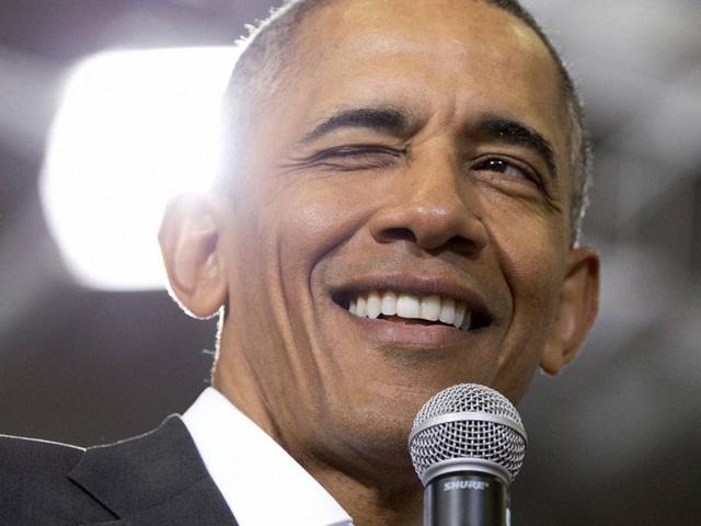 Asked to pick which “Star Wars” character he would most like to be, Obama said: “I gotta go with Han Solo, he is a little bit of a rebel.” (AP) Asked to pick which “Star Wars” character he would most like to be, Obama said: “I gotta go with Han Solo, he is a little bit of a rebel.” (AP)