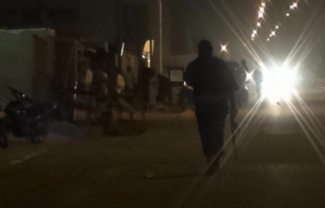 In this grab taken from video by Associate Press Television, an armed policeman patrols the area after an attack on a hotel, in Ouagadougou, Burkina Faso, Friday, Jan. 15, 2016. (AP) In this grab taken from video by Associate Press Television, an armed policeman patrols the area after an attack on a hotel, in Ouagadougou, Burkina Faso, Friday, Jan. 15, 2016. (AP)