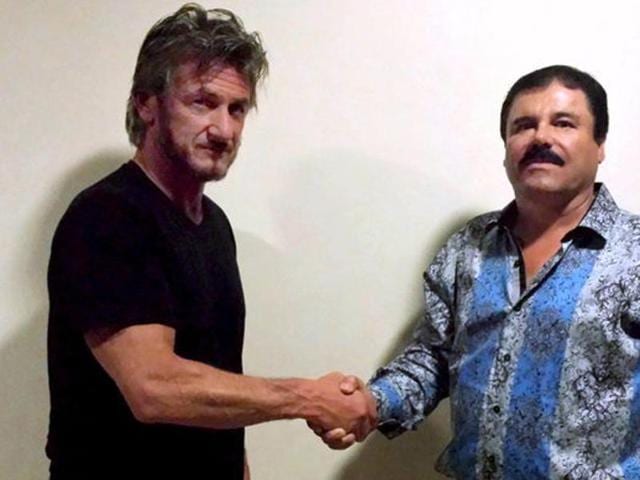 Actor Sean Penn (L) shakes hands with Mexican drug lord Joaquin "Chapo" Guzman in Mexico, in this undated Rolling Stone handout photo obtained by Reuters on January 10, 2016. (REUTERS/Rolling Stone/Handout via Reuters) Actor Sean Penn (L) shakes hands with Mexican drug lord Joaquin "Chapo" Guzman in Mexico, in this undated Rolling Stone handout photo obtained by Reuters on January 10, 2016. (REUTERS/Rolling Stone/Handout via Reuters)