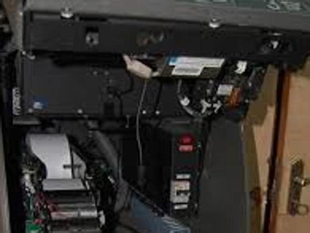 In the past one year, any unguarded automatic-tellermachine kiosk near a closed bank here was unsafe. A quick reconnaissance and the gangs strike (HT Photo) In the past one year, any unguarded automatic-tellermachine kiosk near a closed bank here was unsafe. A quick reconnaissance and the gangs strike (HT Photo)