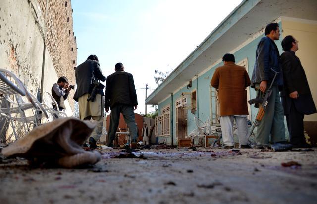 Several people were killed and others wounded in a suicide attack at the home of a prominent politician in the increasingly volatile eastern city of Jalalabad, an Afghan official said. (AP Photo)