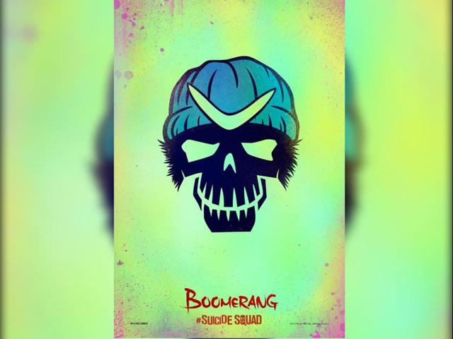 Jai Courtney plays the Australian assassin Boomerang whose favourite weapon of choice is - you guessed it.
