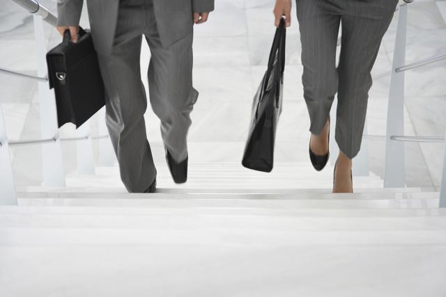Take the stairs instead of the elevator. (Shutterstock)