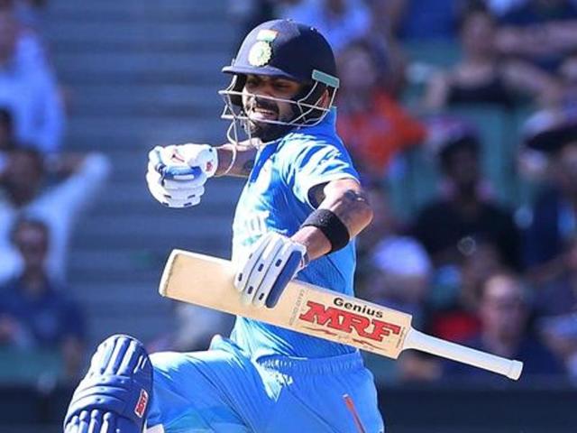 Team India’s Ravindra Jadeja, MS Dhoni and Virat Kohli, second right, celebrate the wicket of Australia's George Bailey, right, during the third ODI cricket match in Melbourne on Sunday. (AP) Team India’s Ravindra Jadeja, MS Dhoni and Virat Kohli, second right, celebrate the wicket of Australia's George Bailey, right, during the third ODI cricket match in Melbourne on Sunday. (AP)