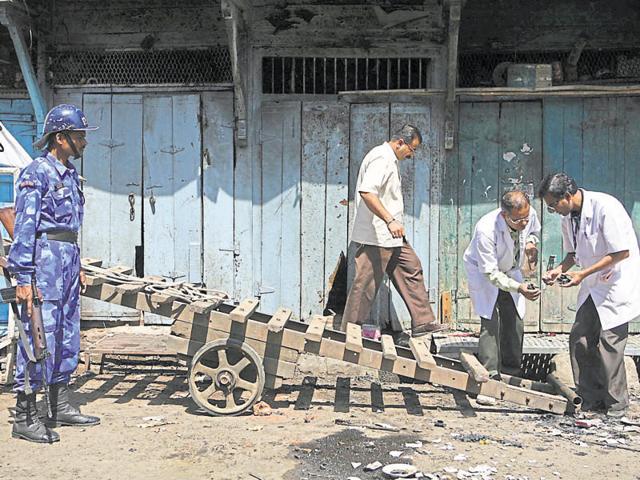 Malegaon blast killed four people on September 29, 2008.(HT File Photo)