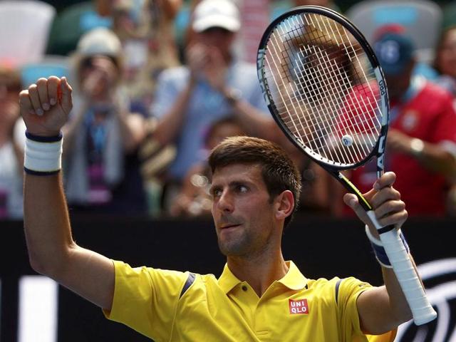 Serbia's Novak Djokovic (R) shakes hands with South Korea's Hyeon Chung after Djokovic won their first round match at the Australian Open in Melbourne on January 18, 2016. (Reuters Photo) Serbia's Novak Djokovic (R) shakes hands with South Korea's Hyeon Chung after Djokovic won their first round match at the Australian Open in Melbourne on January 18, 2016. (Reuters Photo)