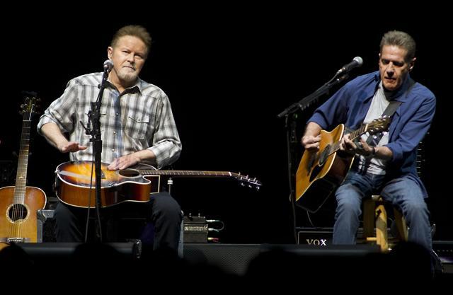 In This file photo taken on May 21, 2014 shows Glenn Frey (R) and Don Henley (L) performing during a concert by the legendary American rockband Eagles at the Ziggo Dome in Amsterdam, the Netherlands. (AFP) In This file photo taken on May 21, 2014 shows Glenn Frey (R) and Don Henley (L) performing during a concert by the legendary American rockband Eagles at the Ziggo Dome in Amsterdam, the Netherlands. (AFP)
