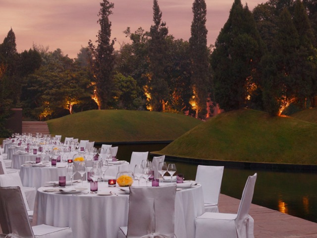 Delhi’s Dusit Devarana was the venue for the two-day festivities. (Twitter) 