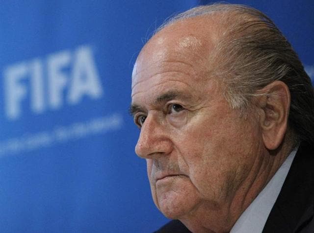 A file photo of former FIFA President Sepp Blatter before a 2014 World Cup match. (Reuters Photo) A file photo of former FIFA President Sepp Blatter before a 2014 World Cup match. (Reuters Photo)