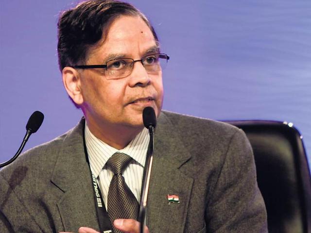 US based economist Arvind Panagariya, who also heads the government’s main economic advisory body. (HT File Photo)