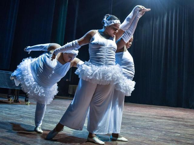 Two of the group’s presentations, a light-hearted take on Swan Lake and a comedic version of Can-Can got them a lot of attention worldwide. (AFP) Two of the group’s presentations, a light-hearted take on Swan Lake and a comedic version of Can-Can got them a lot of attention worldwide. (AFP)