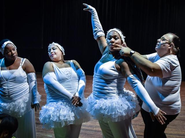 Since the group’s inception, it has produced three full-length choreographed shows and 30 shorter works. In 2004, it was the subject of a Canadian documentary called Defying Gravity. (AFP) Since the group’s inception, it has produced three full-length choreographed shows and 30 shorter works. In 2004, it was the subject of a Canadian documentary called Defying Gravity. (AFP)