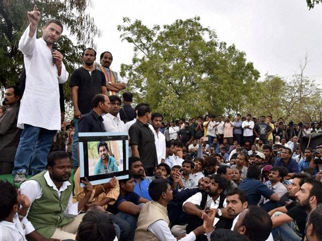 Members of the Students Christian Movement of India and other activists stage a protest in Bengaluru following the suicide of Rohith Vemula, a doctorate student at the Hyderabad Central University. (AFP Photo) Members of the Students Christian Movement of India and other activists stage a protest in Bengaluru following the suicide of Rohith Vemula, a doctorate student at the Hyderabad Central University. (AFP Photo)