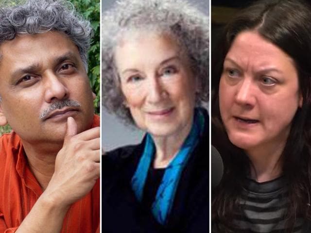 (From left) Author Kunal Basu (Kalkatta), Margaret Atwood and professional falconer Helen Macdonald (H is for Hawk) will be in attendance at JLF 2016. (From left) Author Kunal Basu (Kalkatta), Margaret Atwood and professional falconer Helen Macdonald (H is for Hawk) will be in attendance at JLF 2016.