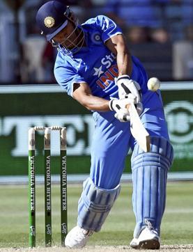 MS Dhoni took responsibility for India’s loss in Canberra, saying he ought to have carried the team over the finish line, but got out instead. (AP Photo) MS Dhoni took responsibility for India’s loss in Canberra, saying he ought to have carried the team over the finish line, but got out instead. (AP Photo)